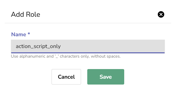 add role to the service account