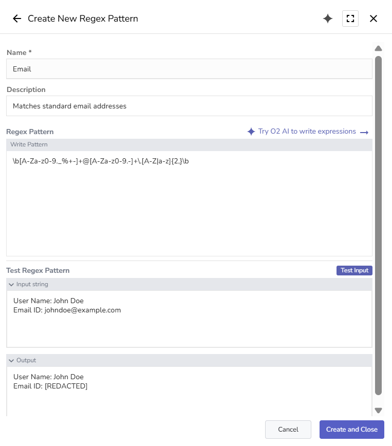 Email regex