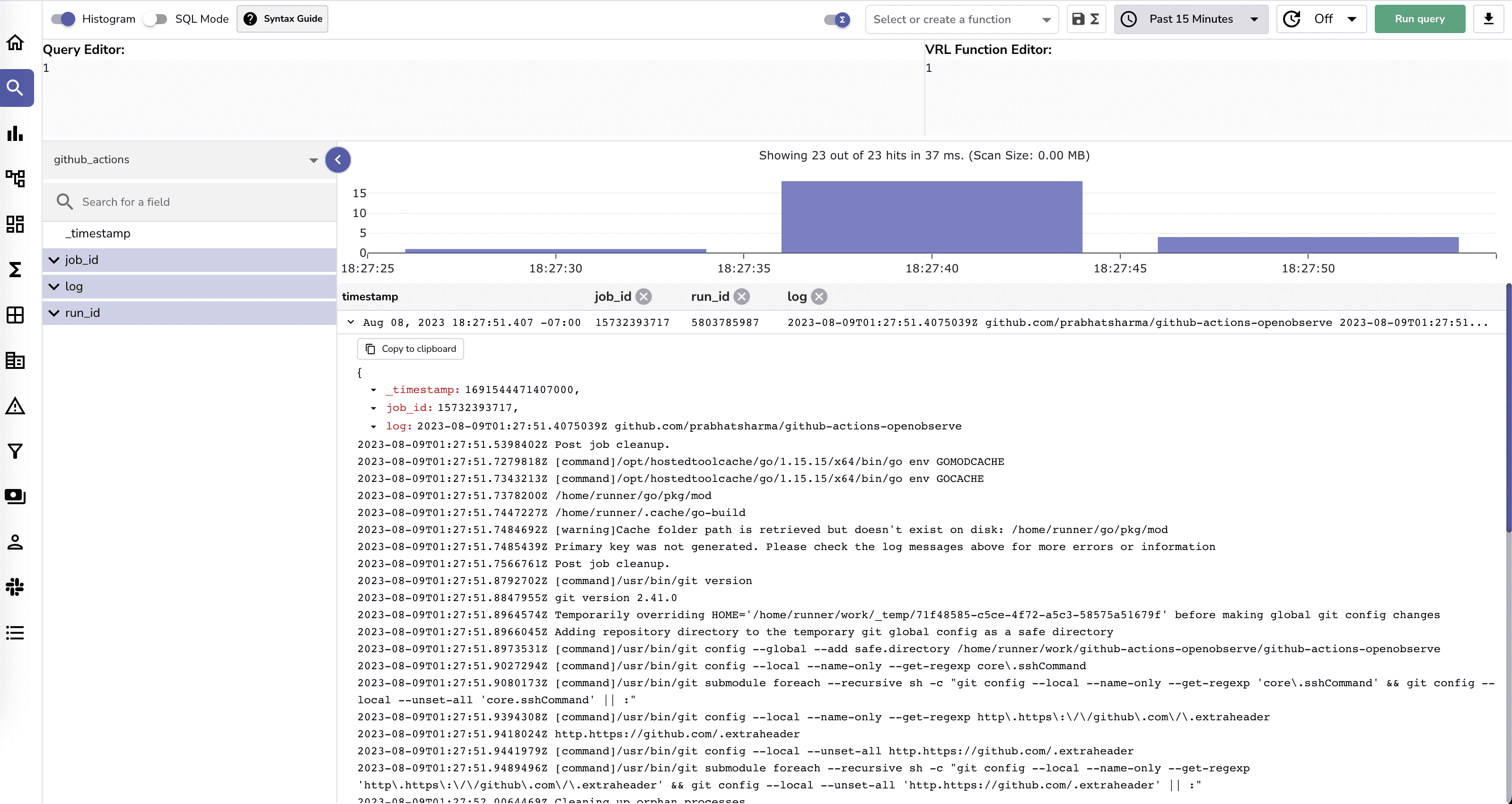 Verify Logs